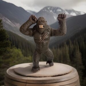 Bandai Movie Monster Series Kong (2021) from Godzilla vs. Kong Figure